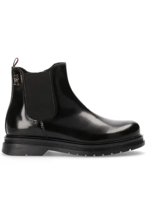 Tommy Hilfiger Dames, Schoenen, Zwart, Maat: 36 EU Leer