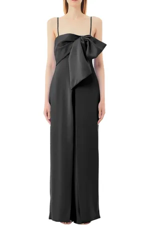 Liu Jo Dames, Jumpsuits & Playsuits, Zwart, Maat: L Satijn
