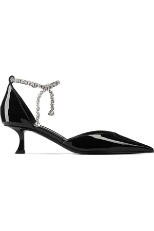 Jimmy Choo Dames, Schoenen, Zwart, Maat: 37 1/2 EU Leer