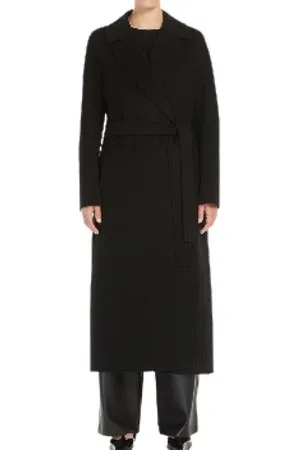 Max Mara Dames, Mantels, Zwart, Maat: S