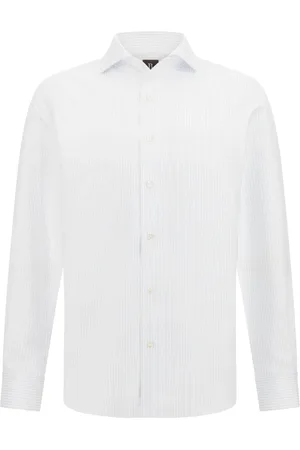 Boggi Milano Heren, Overhemden, Blauw, Maat: M Katoen