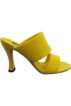 Sergio Rossi Dames, Schoenen, Geel, Maat: 37 1/2 EU