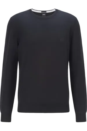 HUGO BOSS Heren, Truien, Zwart, Maat: S Wol
