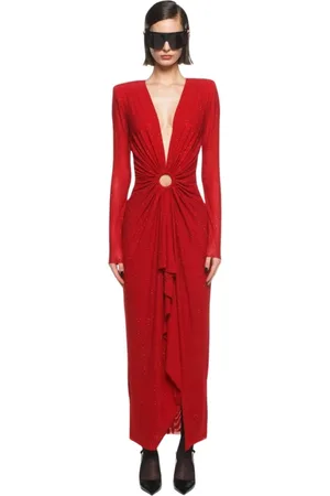 ALBERTO AUDENINO Dames, Jurken, Rood, Maat: M