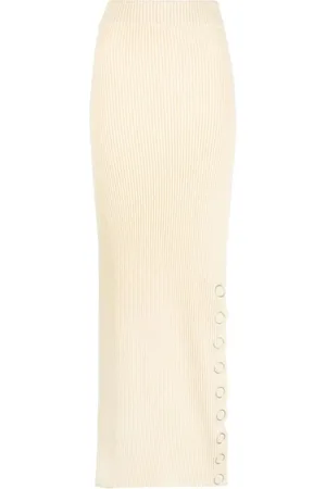 Jil Sander Dames, Rokken, , Maat: 2XS Linnen