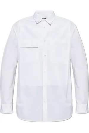 Jil Sander Heren, Overhemden, Wit, Maat: XL Katoen