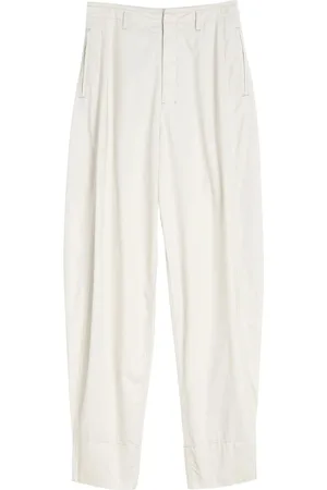 LEMAIRE Dames, Broeken, Wit, Maat: 2XS