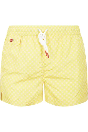 Kiton Heren, Badkleding, Geel, Maat: S Poliester