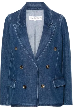 J.W.Anderson Dames, Jassen, Blauw, Maat: XS Denim