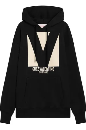 VALENTINO GARAVANI Dames, Sweatshirts & Hoodies, Zwart, Maat: XS Katoen