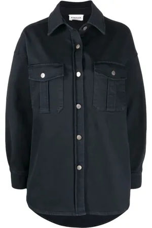 P.A.R.O.S.H. Dames, Jassen, Blauw, Maat: XS Denim