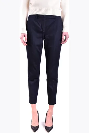 Jacob Cohen Dames, Broeken, Blauw, Maat: 2XS Katoen
