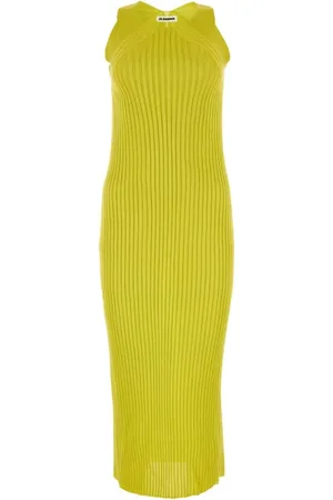 Jil Sander Dames, Jurken, Groen, Maat: S Viscose