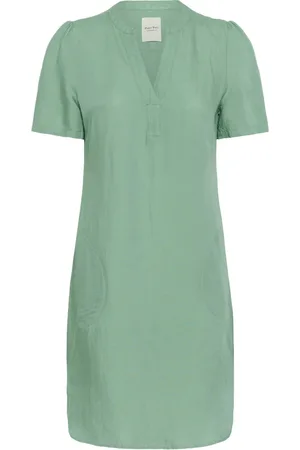 Part Two Dames, Jurken, Groen, Maat: 3XL Linnen