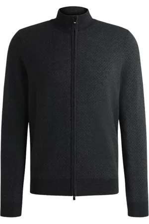 HUGO BOSS Heren, Truien, Zwart, Maat: S Katoen