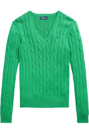 Ralph Lauren Dames, Truien, Groen, Maat: L Katoen