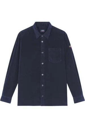 Paul & Shark Heren, Overhemden, Blauw, Maat: M Katoen