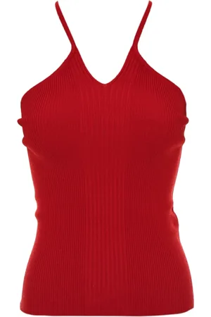 Samsøe Samsøe Dames, Tops, Rood, Maat: S