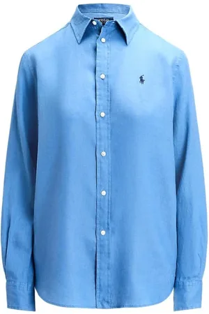 Ralph Lauren Dames, Blouses & Shirts, Blauw, Maat: XS