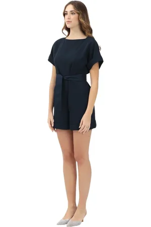 Armani Exchange Dames, Jumpsuits & Playsuits, Blauw, Maat: M Poliester