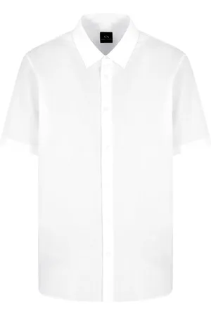 Armani Exchange Heren, Overhemden, Wit, Maat: L