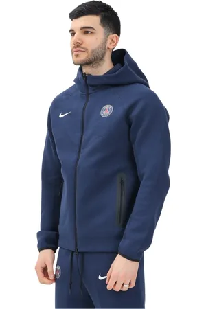 Nike Heren, Sweatshirts & Hoodies, Blauw, Maat: L Fleece