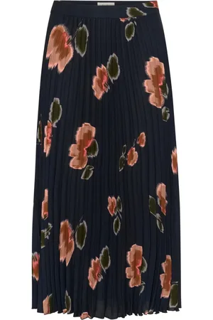 Part Two Dames, Rokken, Blauw, Maat: 2XL Poliester