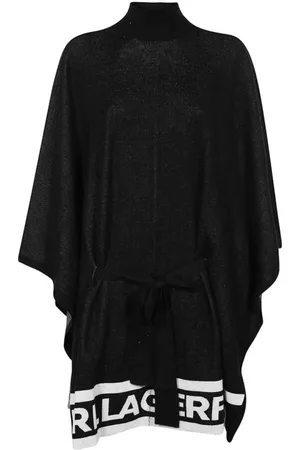 Karl Lagerfeld Dames, Jassen, Zwart, Maat: L Wol