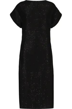 Serafini Dames, Jurken, Zwart, Maat: M Viscose