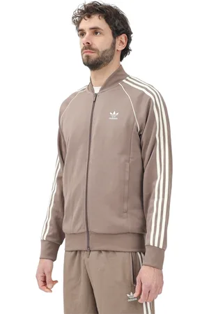 adidas Heren, Sweatshirts & Hoodies, Bruin, Maat: S Katoen