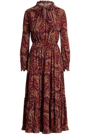Ralph Lauren Dames, Jurken, Oranje, Maat: XS