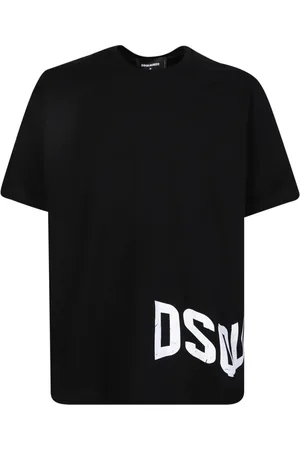 Dsquared2 Heren, Tops, Zwart, Maat: M Katoen