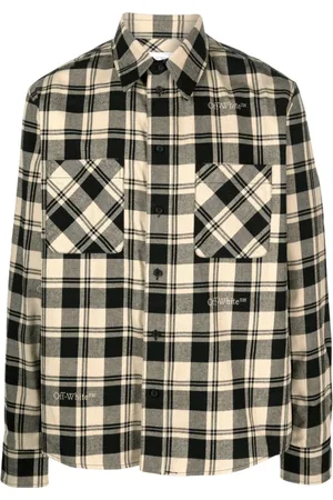 OFF-WHITE Heren, Overhemden, , Maat: S Flanel