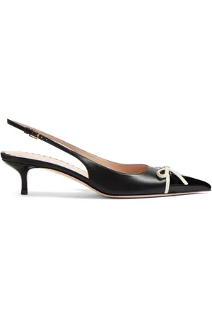 VALENTINO GARAVANI Dames, Schoenen, Zwart, Maat: 38 1/2 EU Leer