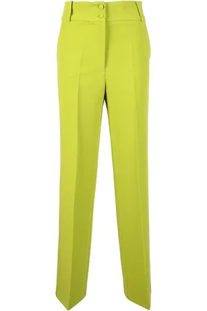 ACCESS FASHION Dames, Broeken, Groen, Maat: XS Poliester