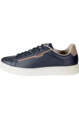 HUGO BOSS Heren, Schoenen, Blauw, Maat: 41 EU Leer
