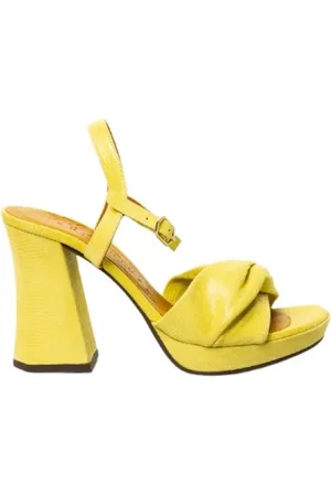 Chie Mihara Dames, Schoenen, Geel, Maat: 39 EU Leer