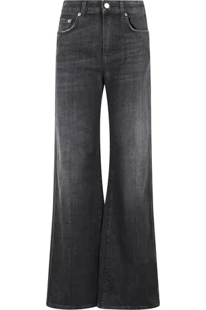 DEPARTMENT FIVE Dames, Jeans, Zwart, Maat: W30 Katoen