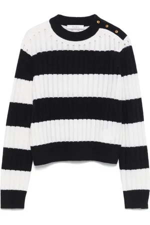 Max Mara Dames, Truien, Wit, Maat: S Katoen