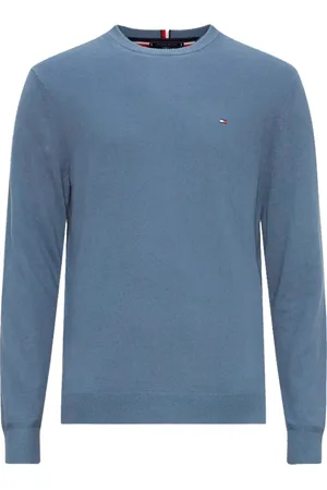 Tommy Hilfiger Heren, Truien, Blauw, Maat: XL Katoen