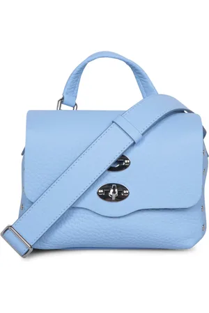 Zanellato Dames, Tassen, Blauw, Maat: ONE Size Leer