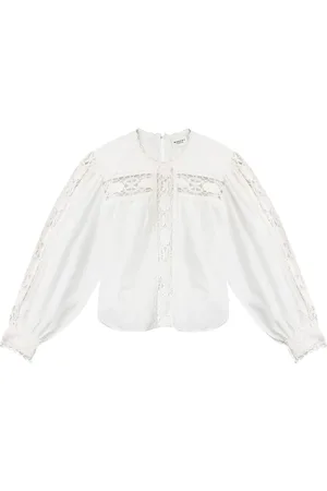 Isabel Marant Dames, Blouses & Shirts, Wit, Maat: XS Katoen