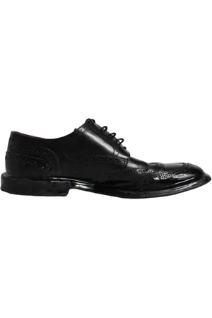 Dolce & Gabbana Heren, Schoenen, Zwart, Maat: 42 EU Leer