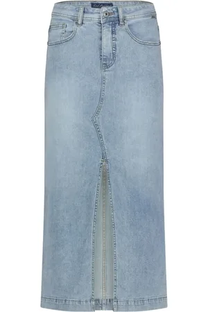 Red Button Dames, Rokken, Blauw, Maat: M Denim