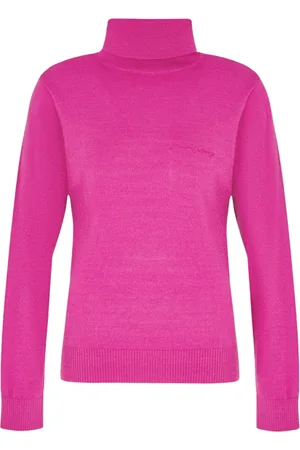 Armani Exchange Dames, Truien, Roze, Maat: XS Wol