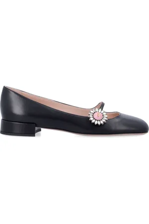 VALENTINO GARAVANI Dames, Schoenen, Zwart, Maat: 37 1/2 EU Leer