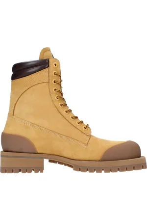 Palm Angels Heren, Schoenen, Geel, Maat: 44 EU Leer