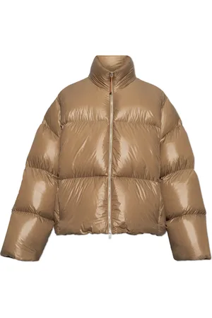 Jil Sander Heren, Jassen, Bruin, Maat: M Polyamide