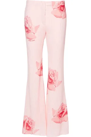 Kenzo Dames, Broeken, Roze, Maat: XS