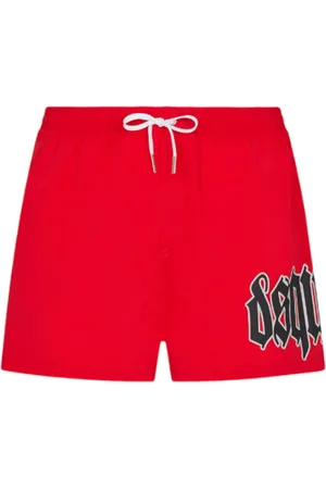 Dsquared2 Heren, Badkleding, Rood, Maat: XL Nylon